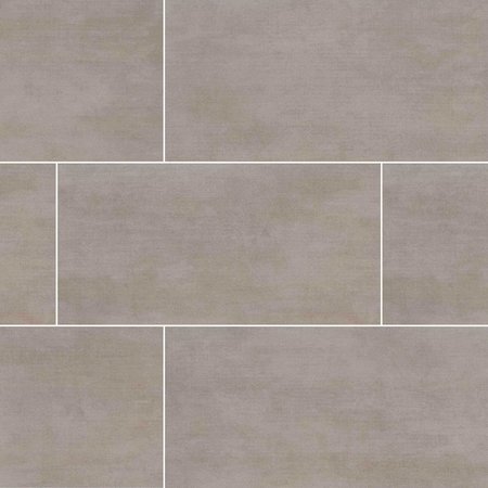 MSI Gridscale Gris 12 In. X 24 In. Matte Ceramic Floor And Wall Tile, 8PK ZOR-PT-0307
